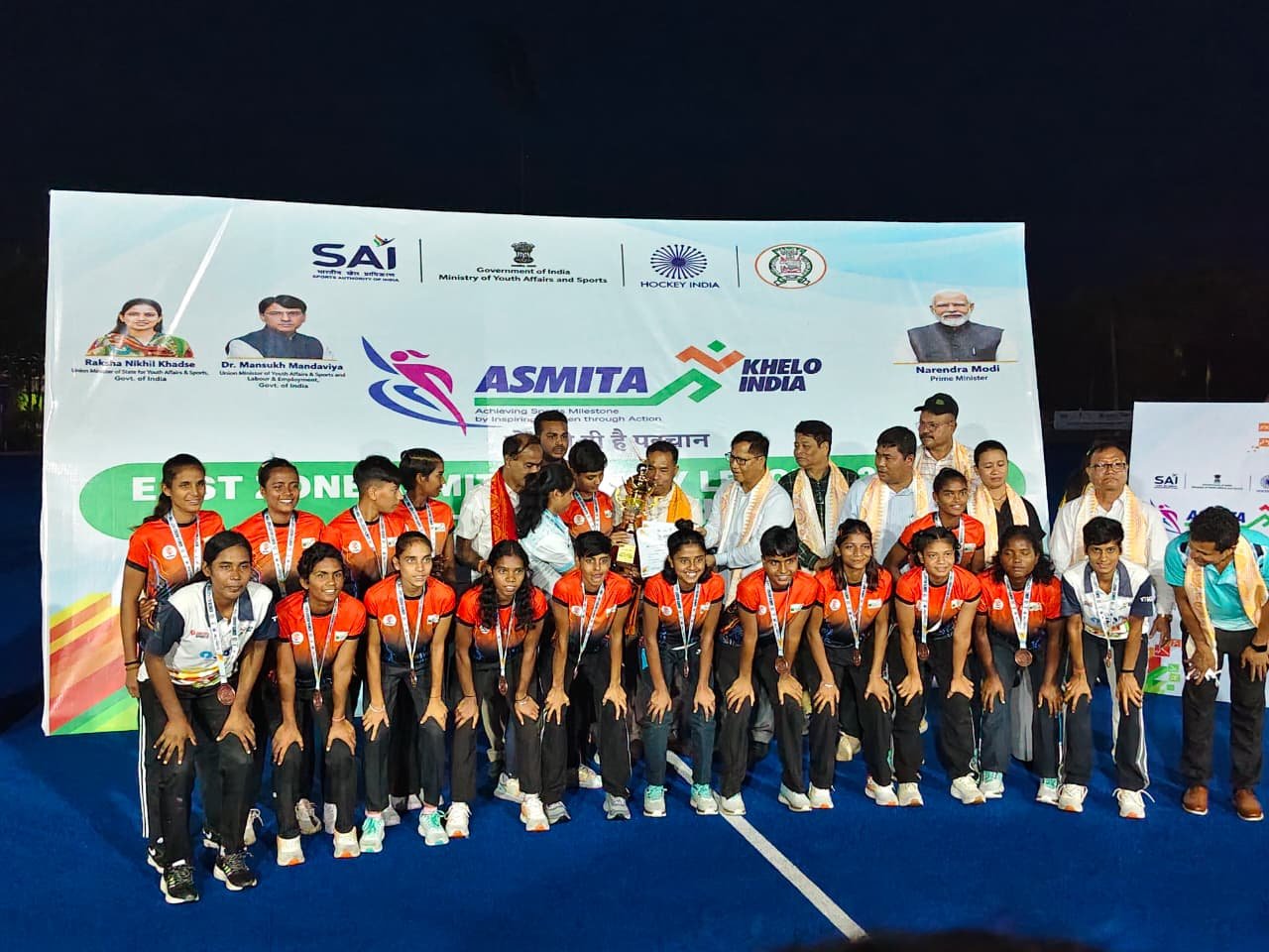 East Zone Asmita Hockey League Concludes in Kokrajhar; Odisha Teams Win Both Titles