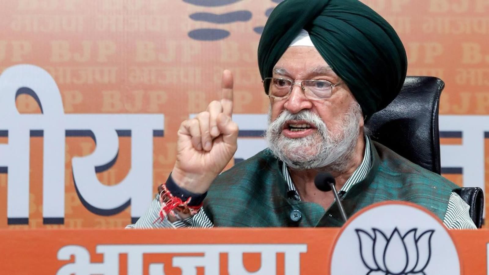 Amid Epstein Files Controversy, BJP Names Hardeep Singh Puri for Madhya Pradesh Rajya Sabha By-election